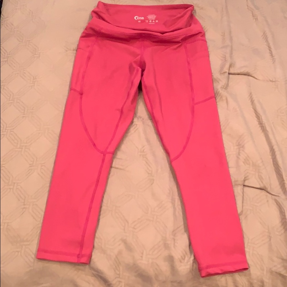 Zyia active fuschia pocket light n tights